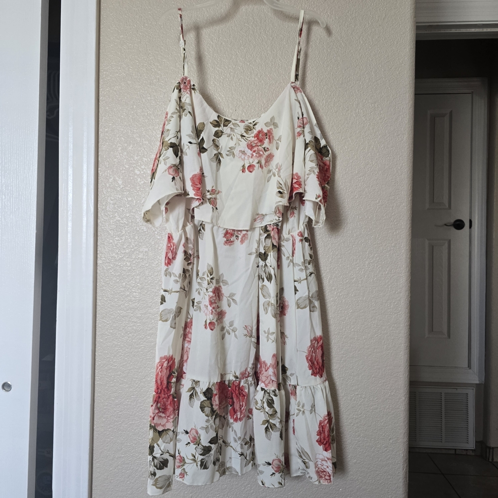 Off The Shoulder Floral Dress